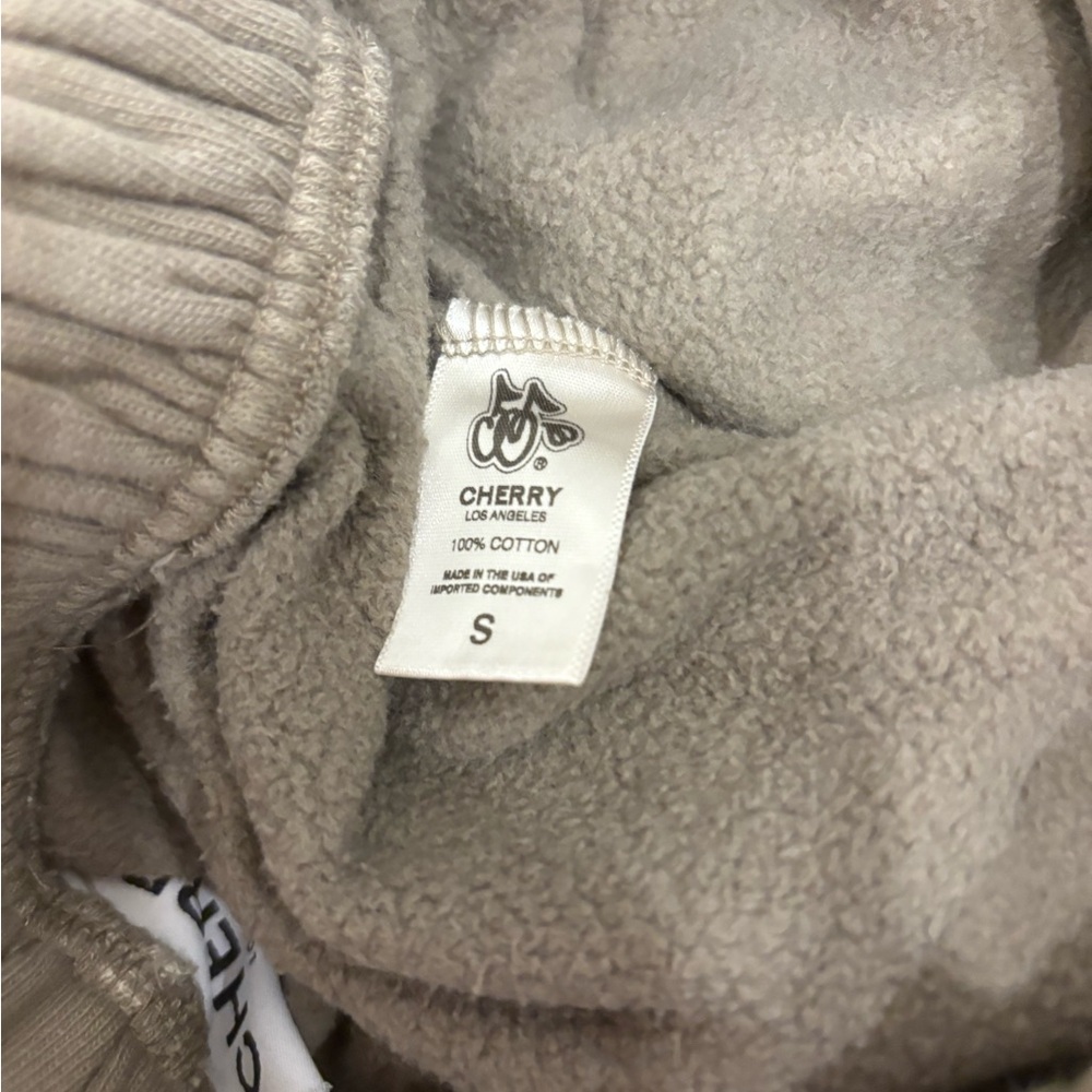 Cherry LA Parachute Wide-leg‎ Cotton Sweatpants Tan - Picture 7 of 7